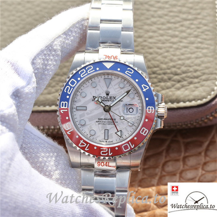 Swiss Rolex GMT-Master Replica 1126719blro-0002 Stainless steel strap 40MM - WatchesReplica.is