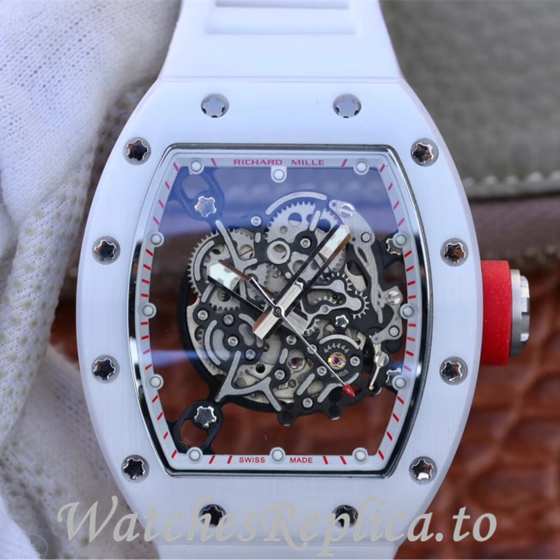 Richard Mille Replica RM055 Rubber strap 50MM - WatchesReplica.is