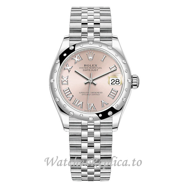 Replica Rolex Datejust m278344rbr-0022 31MM Stainless steel strap Ladies Watch - WatchesReplica.is