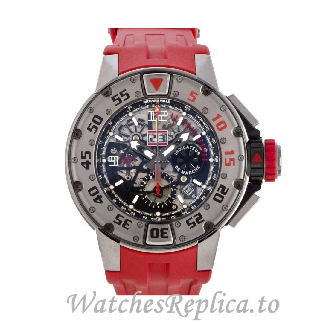 Richard Mille Replica RM032 Rubber strap 50MM - WatchesReplica.is