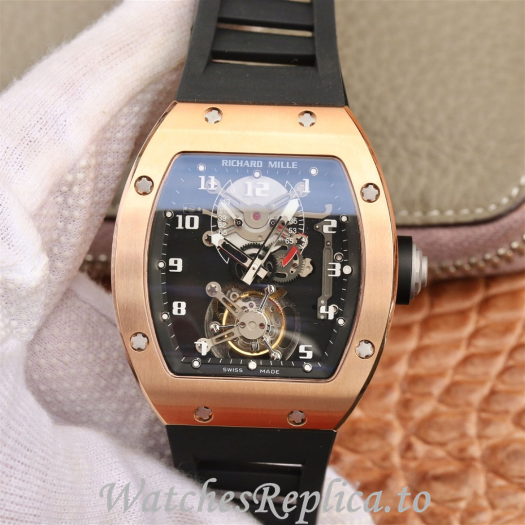 Richard Mille Replica RM001 Rubber strap 50MM - WatchesReplica.is
