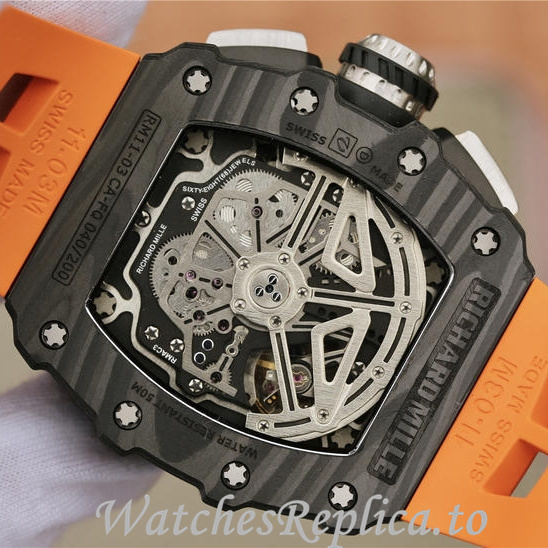 Richard Mille Replica RM11-03 Rubber strap 50MM - WatchesReplica.is