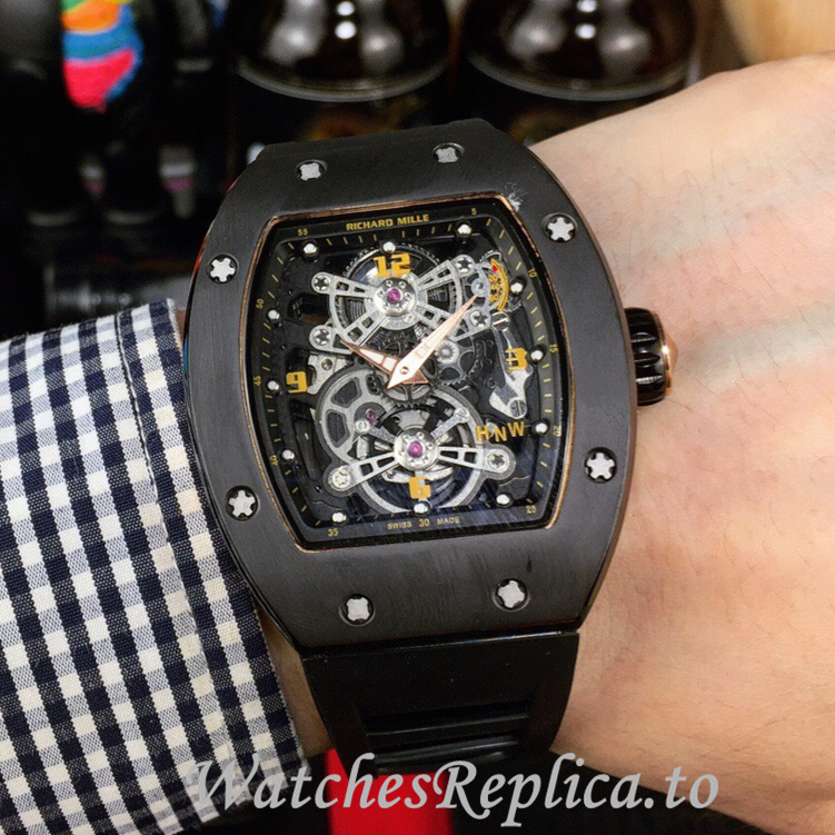 Richard Mille Replica RM17-01 Rubber strap 50MM - WatchesReplica.is