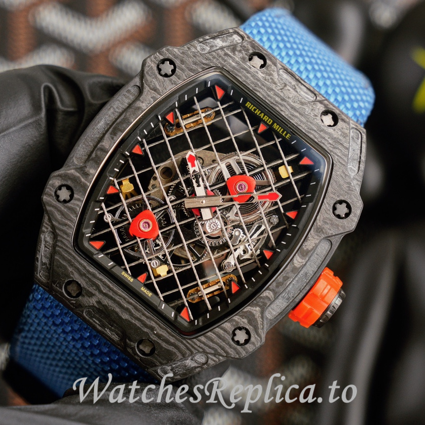 Richard Mille Replica RM27-04 Canvas strap 47.25x38.4MM - WatchesReplica.is