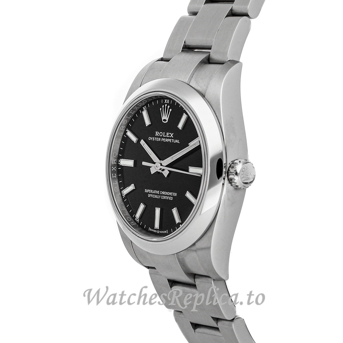 Replica Rolex Oyster Perpetual 124200 34mm Unisex Watch - WatchesReplica.is