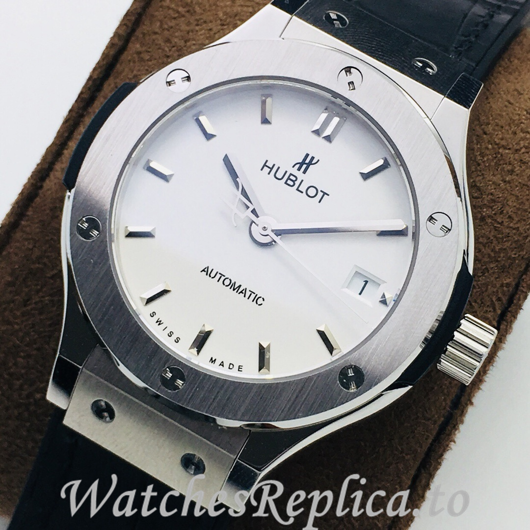 Hublot Replica Classic-Fusion-Series Leather strap 38MM - WatchesReplica.is