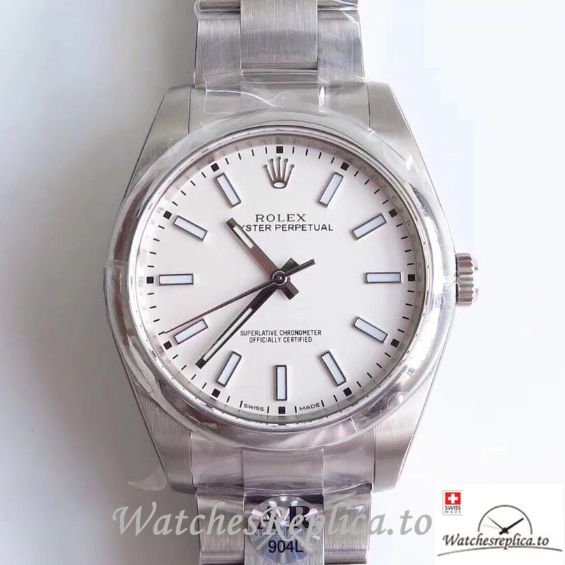 Swiss Rolex Oyster Perpetual Replica 114300-0004 Stainless steel strap 39MM - WatchesReplica.is