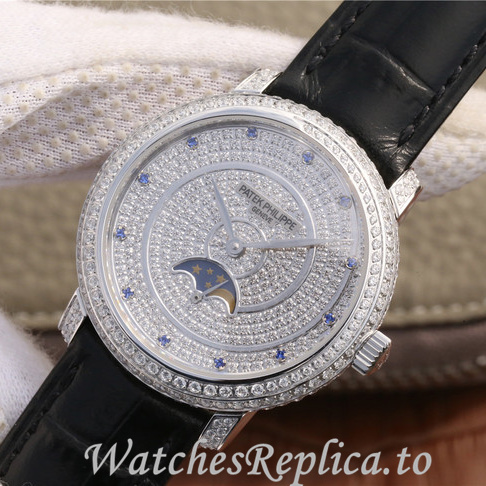 Patek Philippe Replica Complications 4968 Leather strap 33.3MM - WatchesReplica.is
