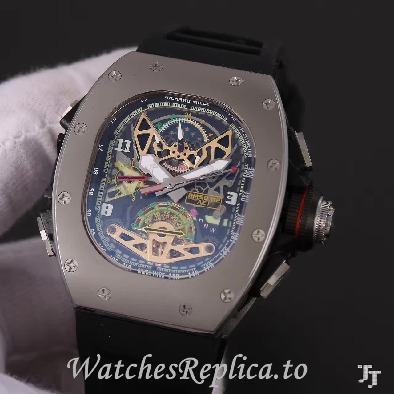 Richard Mille Replica RM50-02 Rubber strap 41MM - WatchesReplica.is