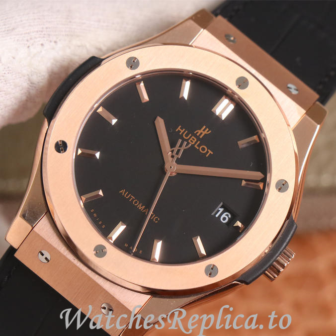 Hublot Replica Classic Fusion Series Leather strap 45MM - WatchesReplica.is