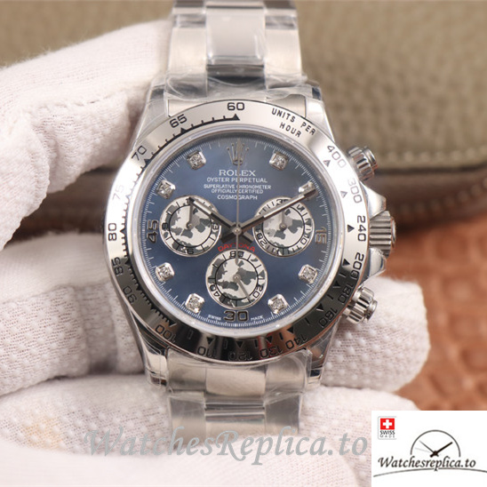 Swiss Rolex Daytona Replica 116509 Stainless steel strap 40MM - WatchesReplica.is