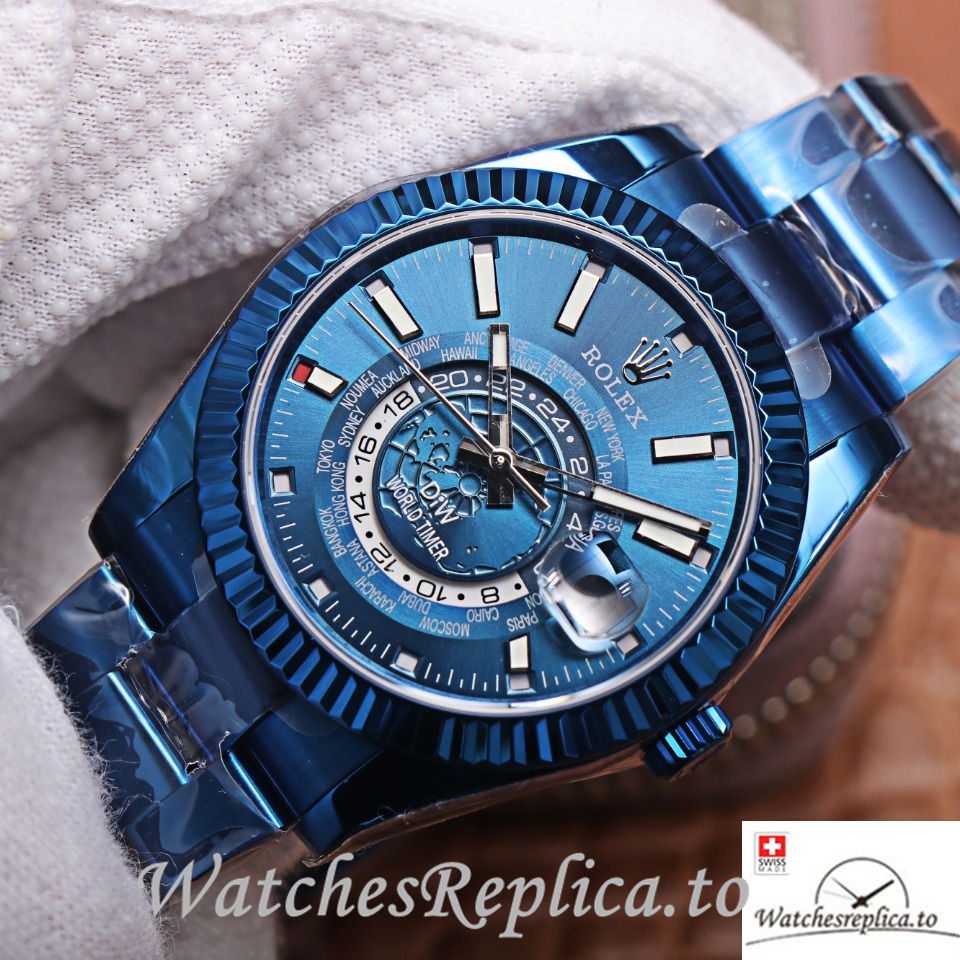 Swiss Rolex Sky Dweller Replica 326934 Stainless steel strap 40MM - WatchesReplica.is