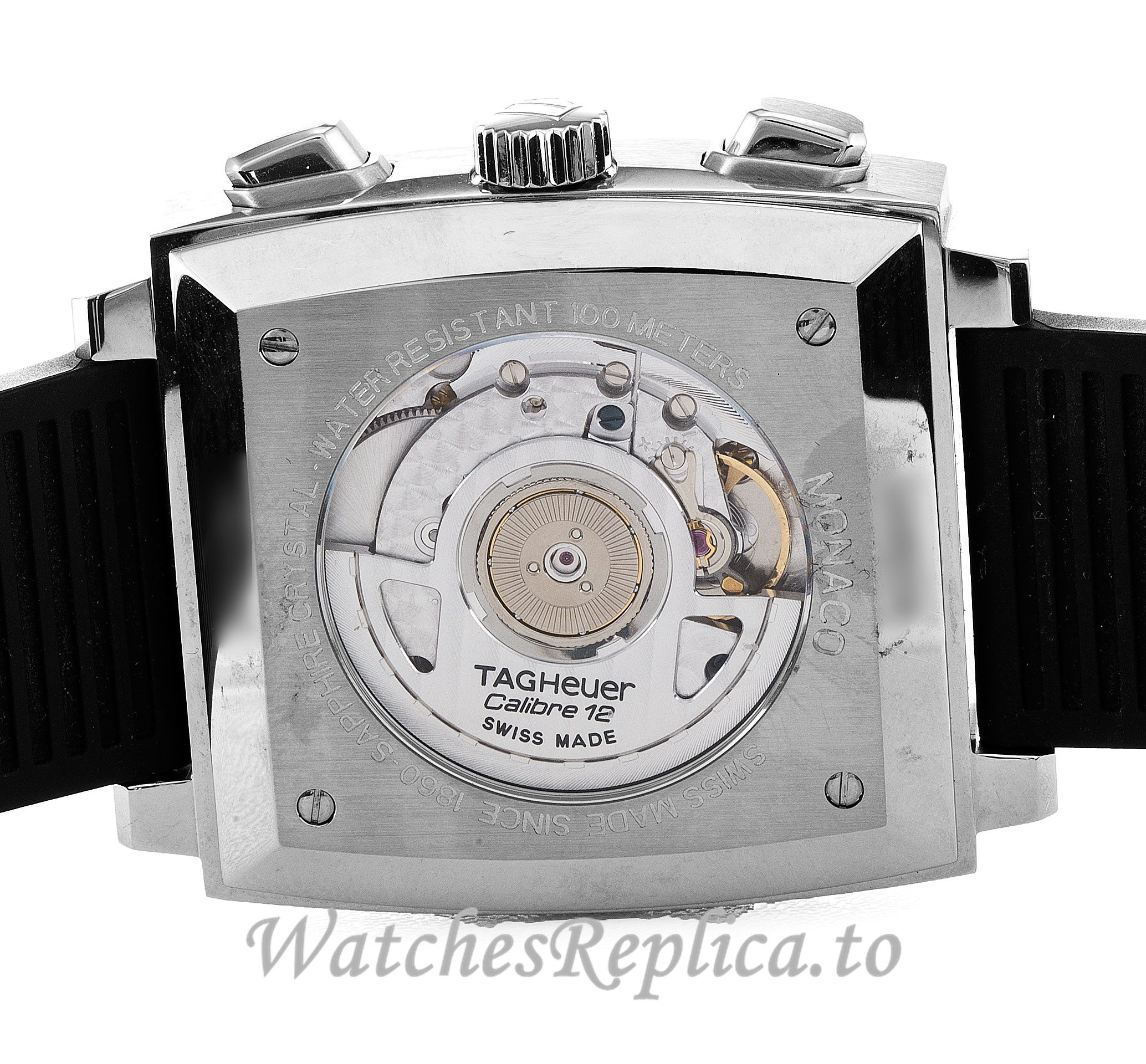 Tag Heuer Monaco Black Dial CAW2114.FT6021-39 MM - WatchesReplica.is