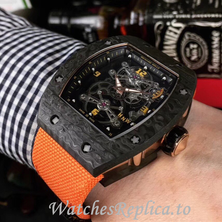 Richard Mille Replica RM17-01 Canvas strap 50MM - WatchesReplica.is