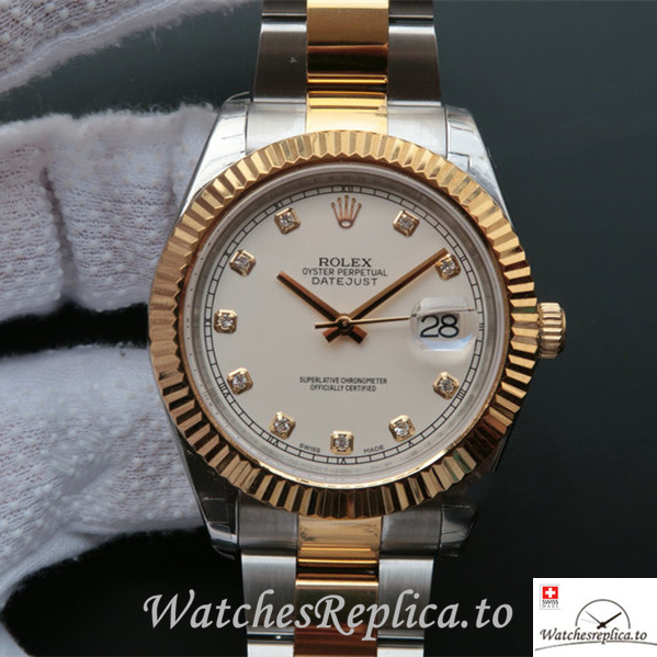 Swiss Rolex Datejust 116333-72213 Stainless steel strap 41MM - WatchesReplica.is