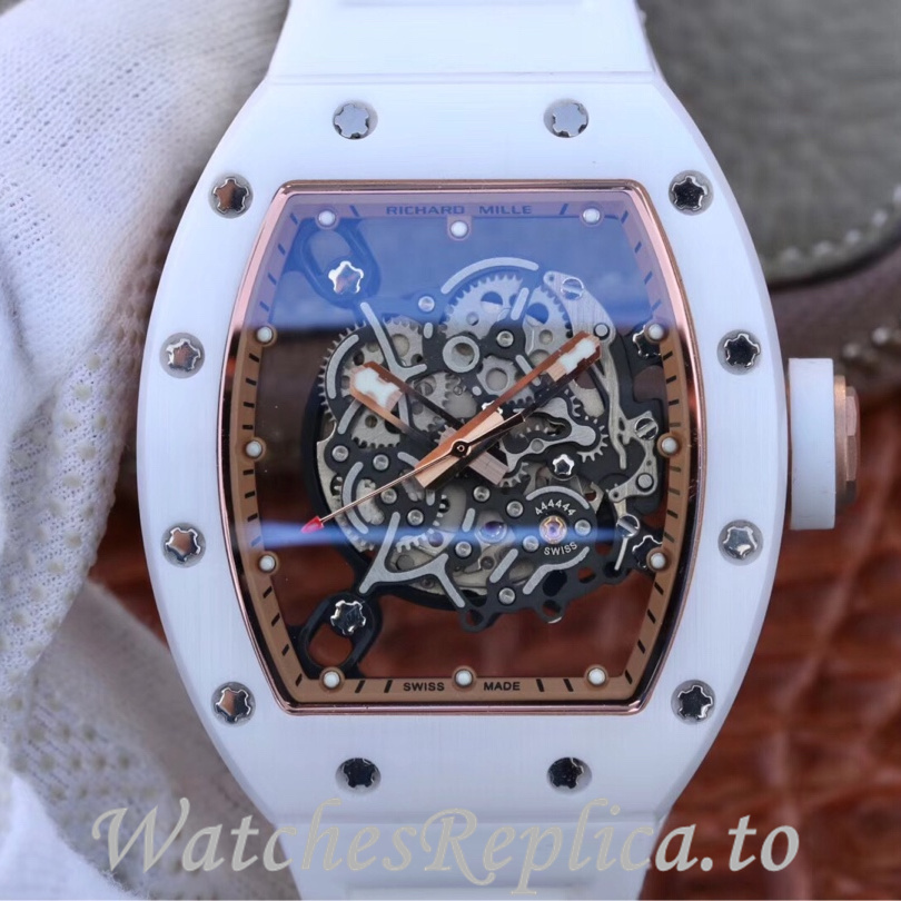 Richard Mille Replica RM055 Rubber strap 50MM - WatchesReplica.is