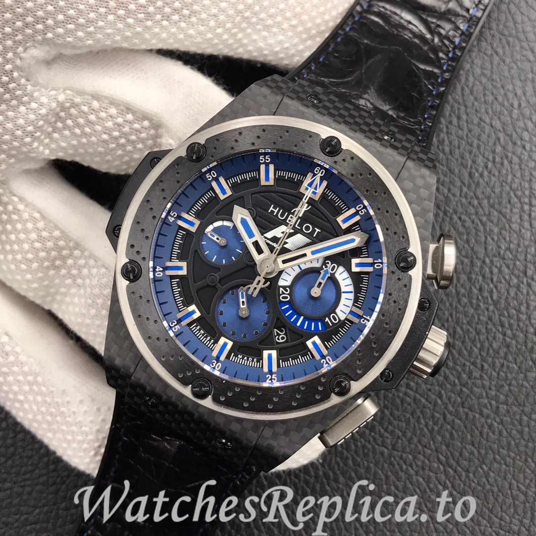 Hublot Replica King Power F1 Rubber strap 45MM - WatchesReplica.is