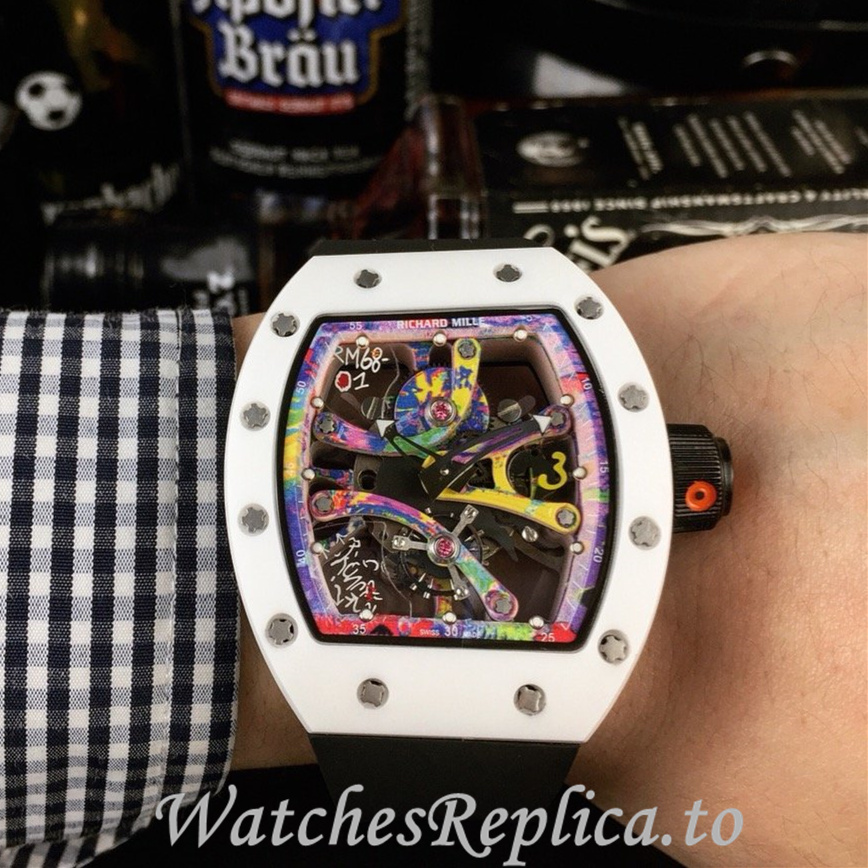 Richard Mille Replica RM68-01 Rubber strap 50MM - WatchesReplica.is