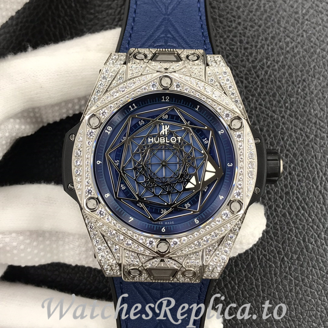 Hublot Replica Big Bang Series Tattoo Rubber strap 45MM - WatchesReplica.is