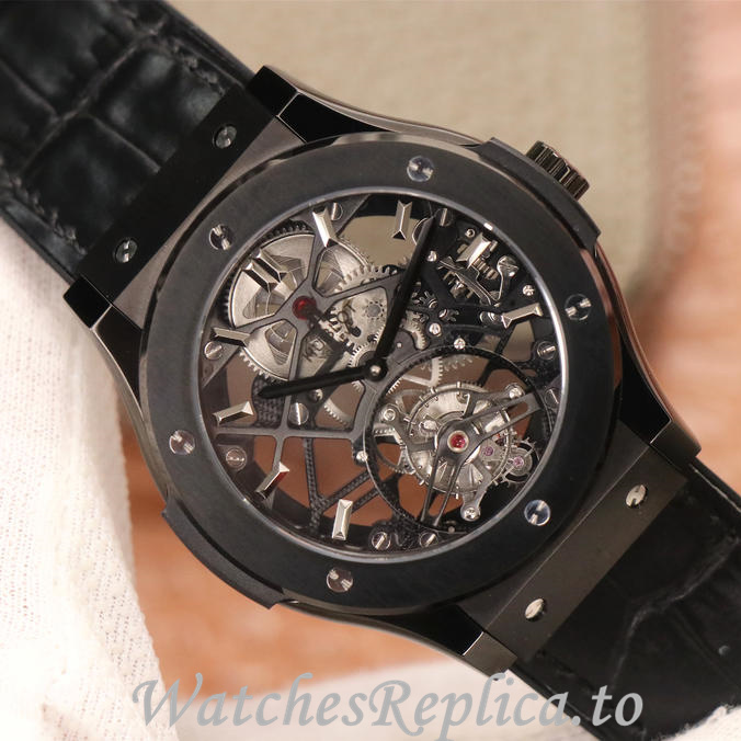 Hublot Replica Classic Fusion Series Leather strap 45MM - WatchesReplica.is