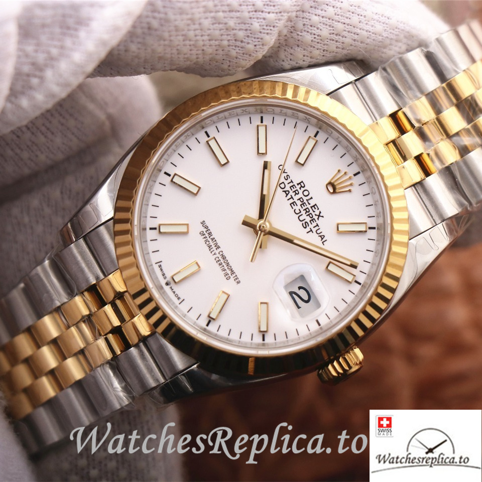 Swiss Rolex Datejust Replica 126233 Stainless steel strap 36MM - WatchesReplica.is