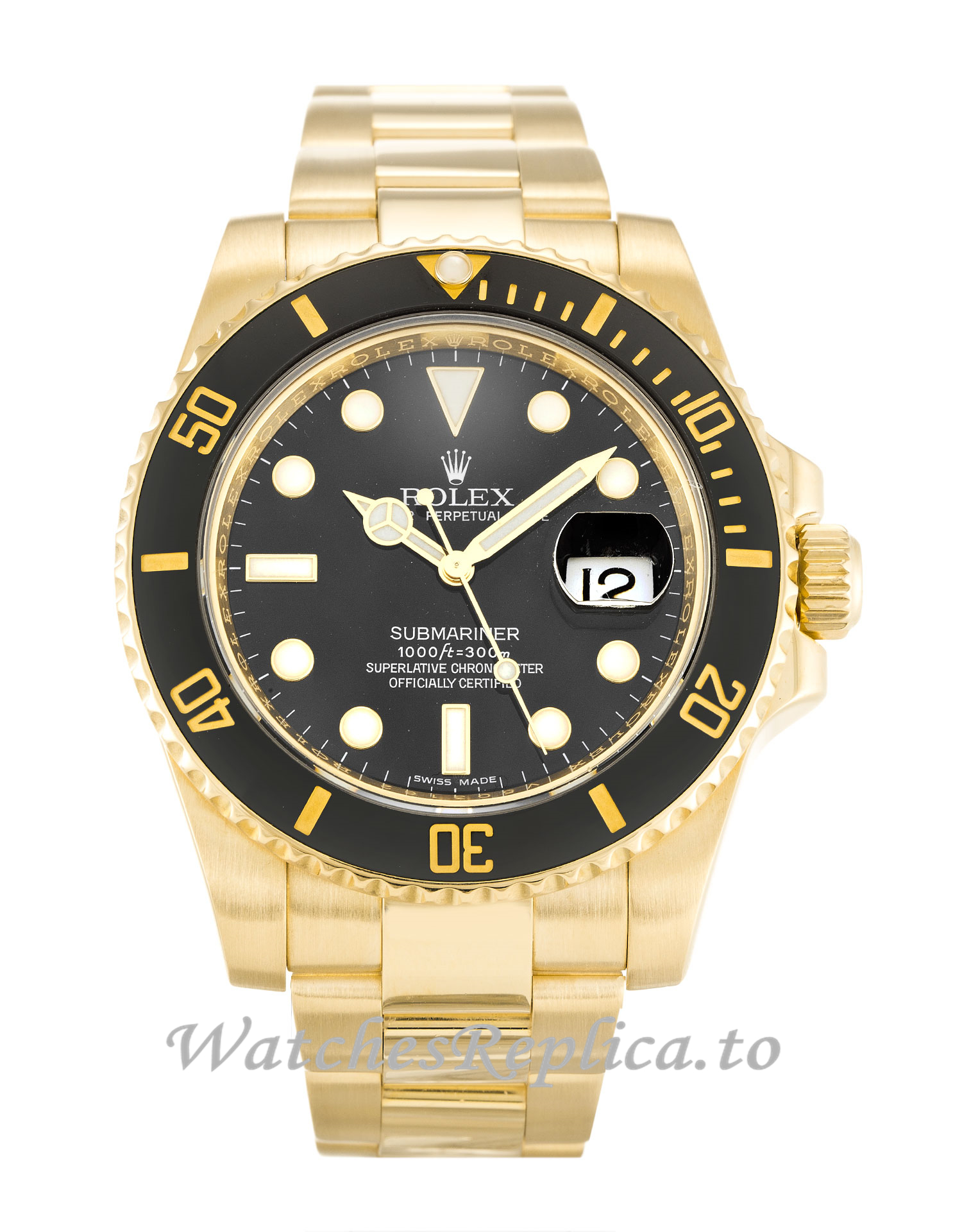 Rolex Submariner Black Dial 116618 LN - WatchesReplica.is