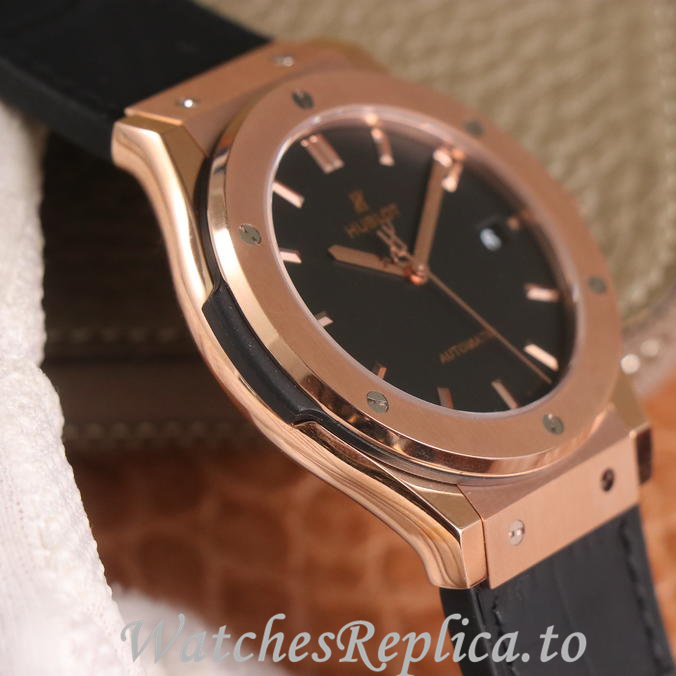 Hublot Replica Classic Fusion Series Leather strap 45MM - WatchesReplica.is