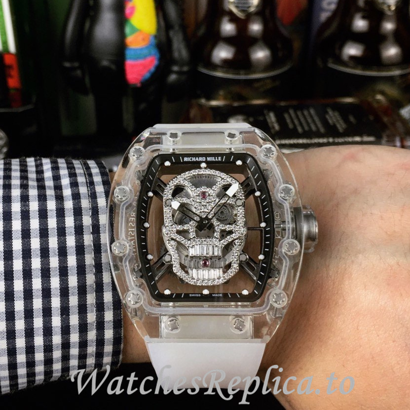 Richard Mille Replica RM052 Rubber strap 50MM - WatchesReplica.is