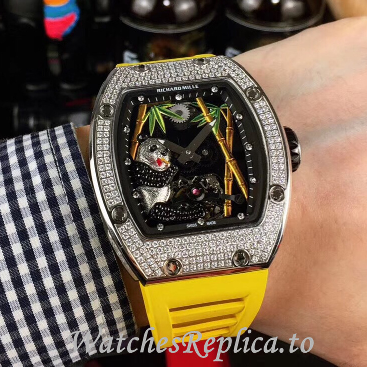 Richard Mille Replica RM26-01 Rubber strap 50MM - WatchesReplica.is