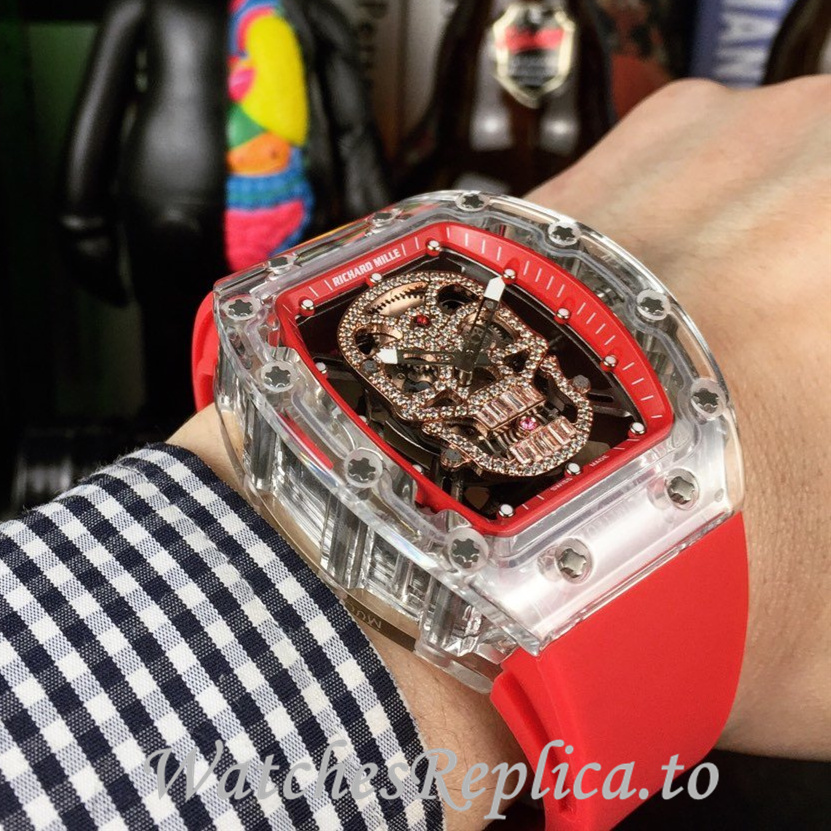 Richard Mille Replica RM052 Rubber strap 50MM - WatchesReplica.is
