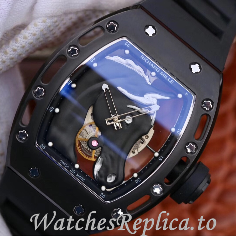 Richard Mille Replica RM52-02 Rubber strap 50MM - WatchesReplica.is