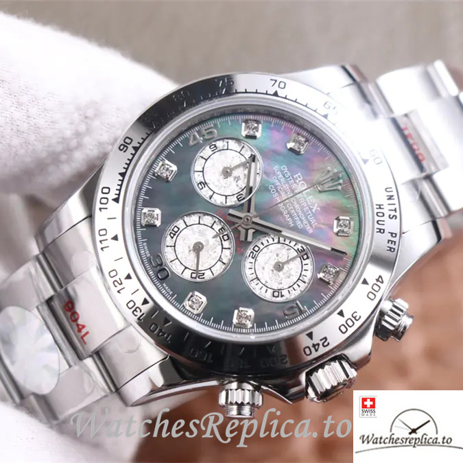 Swiss Rolex Daytona Replica 116509 Stainless steel strap 40MM - WatchesReplica.is