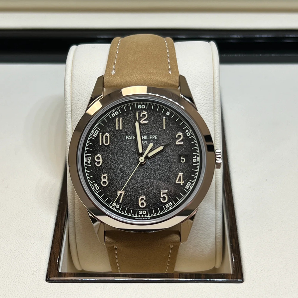 Patek Philippe Calatrava 5226G-001 40mm Charcoal Gray Dial - WatchesReplica.is