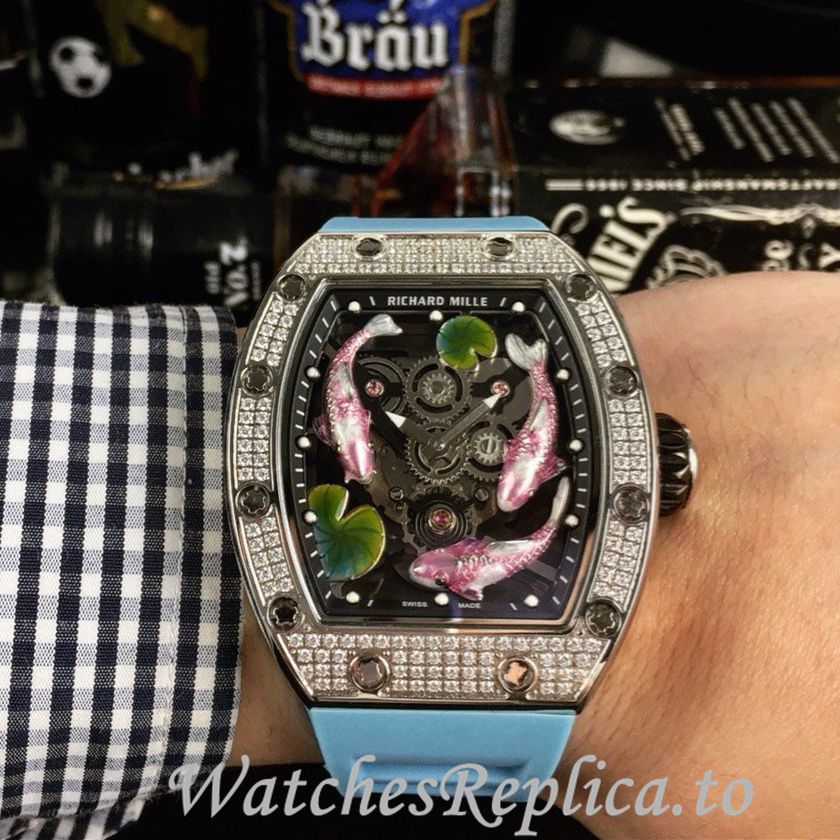 Richard Mille Replica RM57-01 Rubber strap 50MM - WatchesReplica.is
