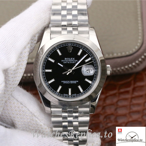 Swiss Rolex Datejust 116200-0099 Stainless steel strap 41MM - WatchesReplica.is