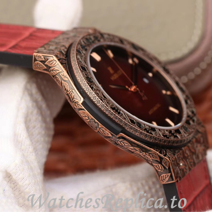 Hublot Replica Classic Fusion Series Leather strap 45MM - WatchesReplica.is