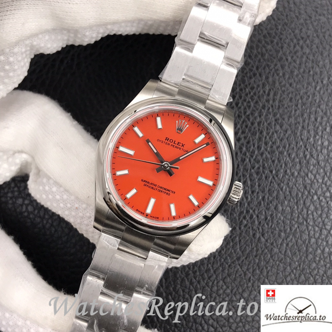 Swiss Rolex Oyster Perpetual Replica 277200 Stainless steel strap 31MM - WatchesReplica.is