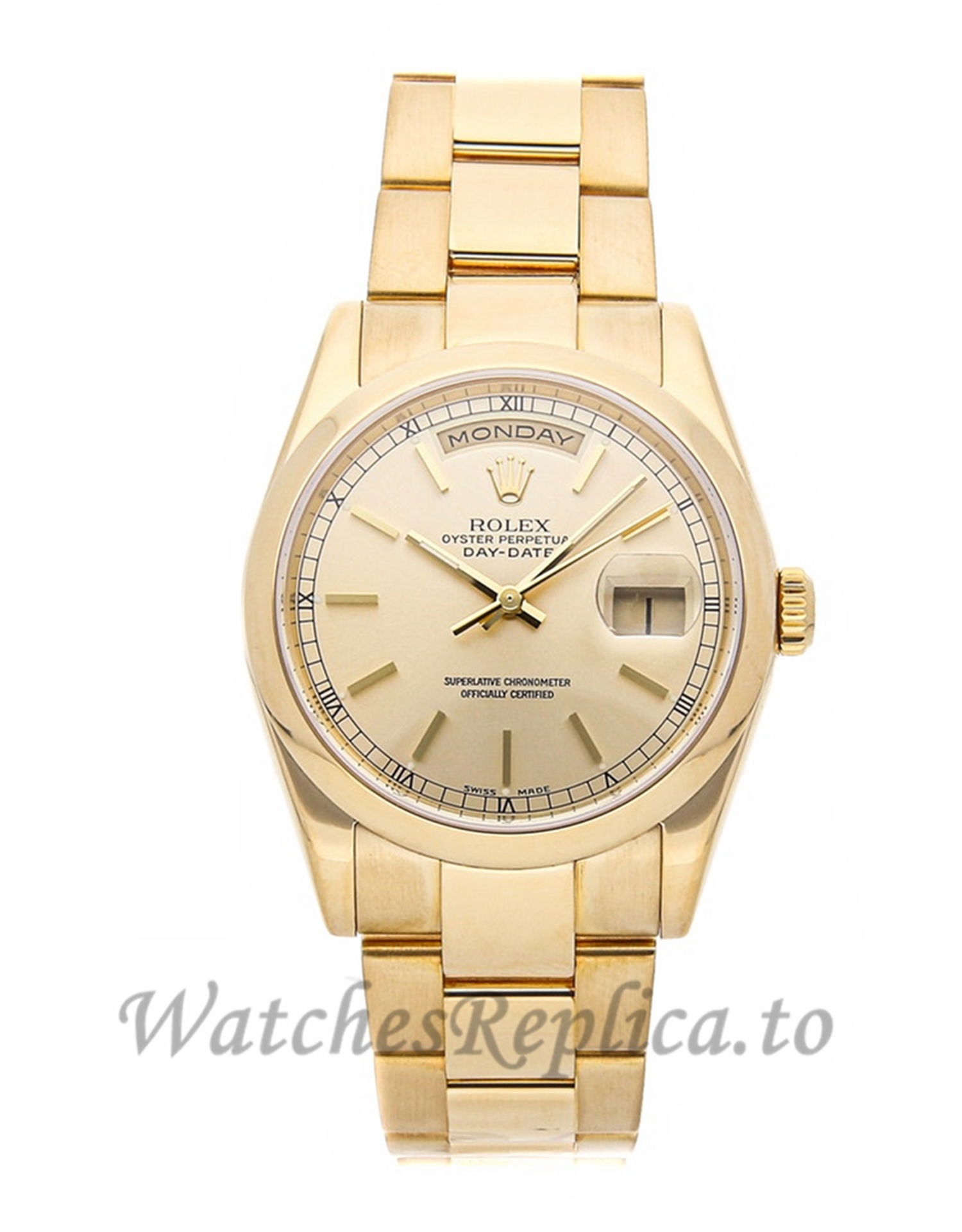 Rolex Replica Day-Date 36mm 118208 - WatchesReplica.is