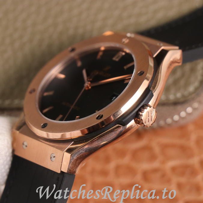 Hublot Replica Classic Fusion Series Leather strap 45MM - WatchesReplica.is