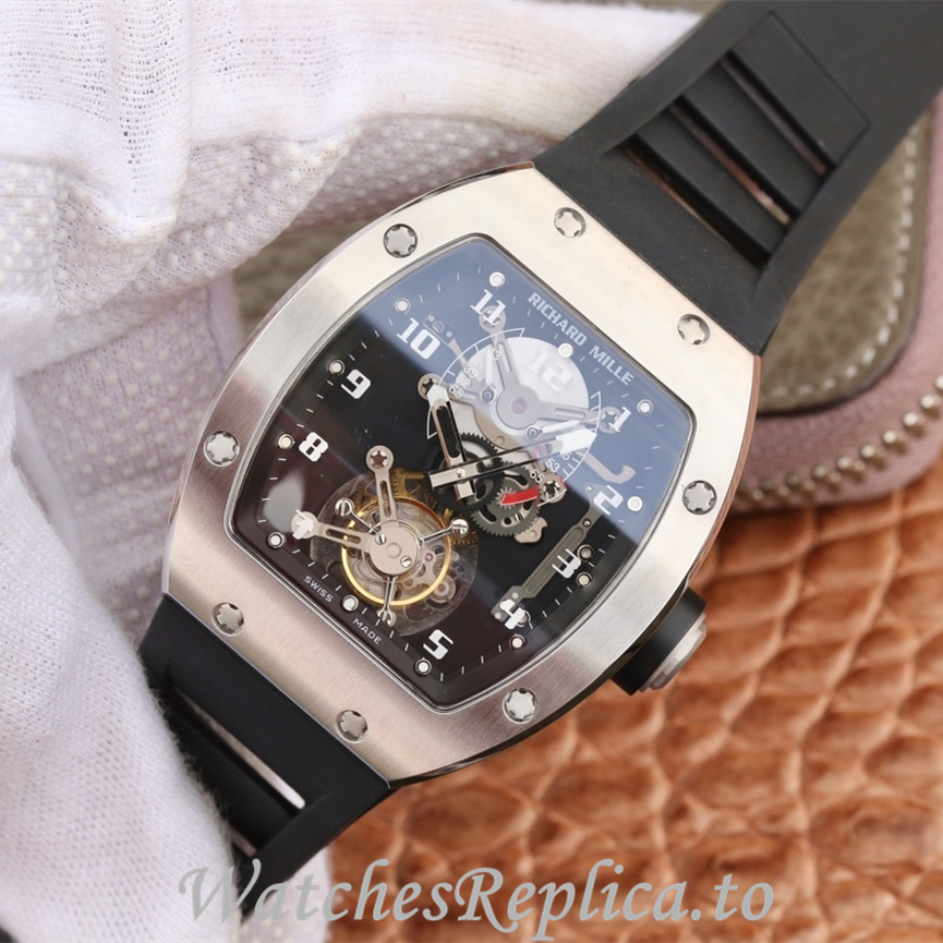 Richard Mille Replica RM001 Rubber strap 50MM - WatchesReplica.is