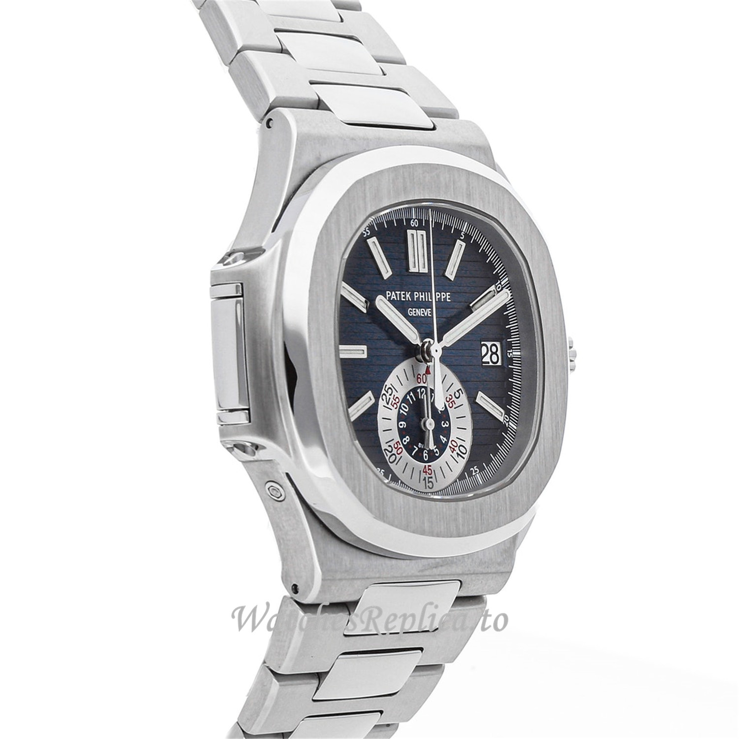 Patek Philippe Nautilus Replica Watch 5980/1A-001 40MM - WatchesReplica.is