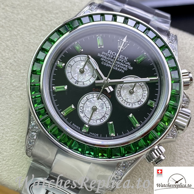 Swiss Rolex Daytona 116598RBOW Replica Stainless steel strap 40MM - WatchesReplica.is