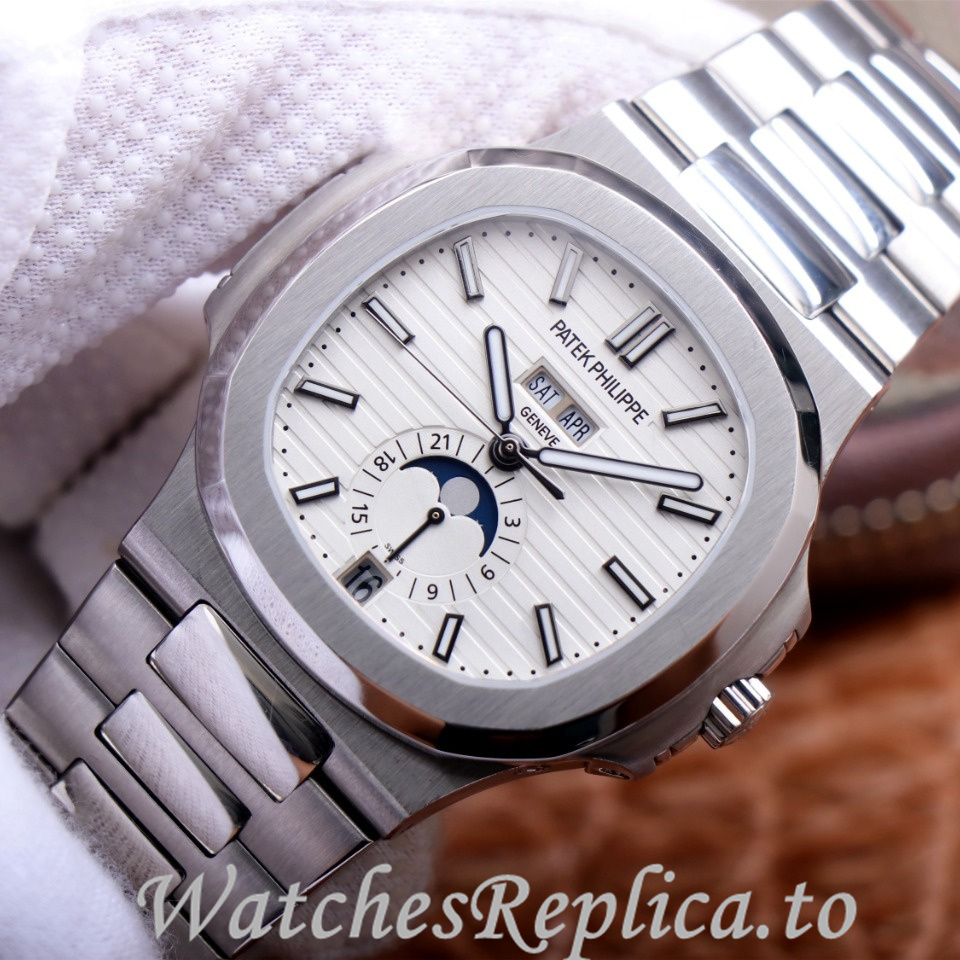 Patek Philippe Replica Nautilus 5726 Stainless steel strap 40.5MM - WatchesReplica.is