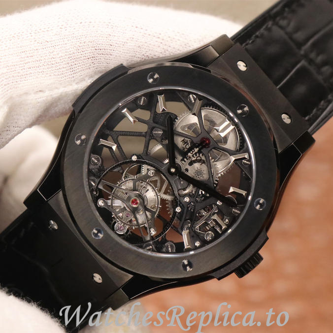 Hublot Replica Classic Fusion Series Leather strap 45MM - WatchesReplica.is