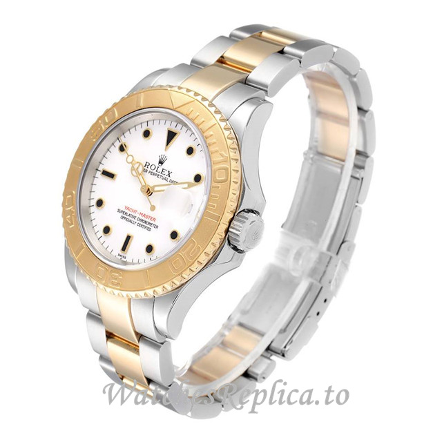 Replica Rolex Yacht-Master 16623-1 35MM Stainless steel strap Mens Watch - WatchesReplica.is