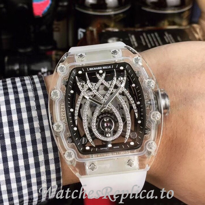 Richard Mille Replica RM052 Rubber strap 50MM - WatchesReplica.is