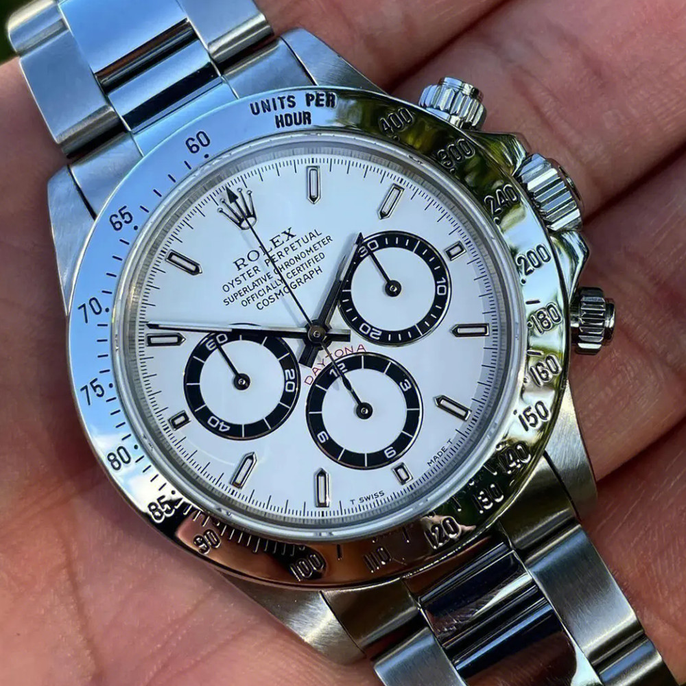 Rolex Daytona White Dial 16520 - WatchesReplica.is