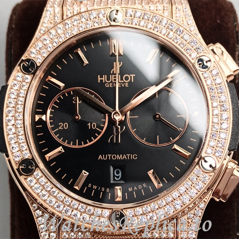 Hublot Replica Classic Fusion Leather strap 45MM - WatchesReplica.is