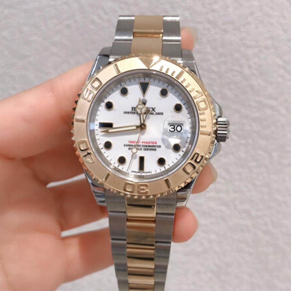 Rolex Yacht Master White Dial 16623 - WatchesReplica.is