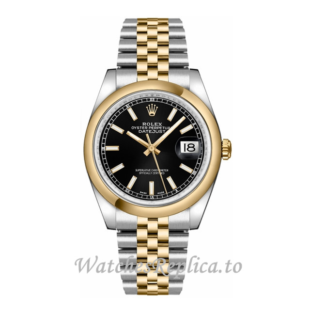 Replica Rolex Datejust 116203-14 36MM Stainless steel strap Mens Watch - WatchesReplica.is